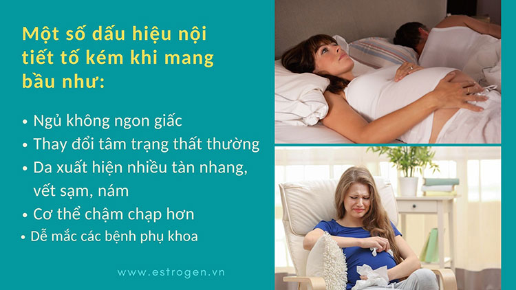 Dấu hiệu nhận biết thiếu hụt nội tiết tố nữ khi mang thai 1