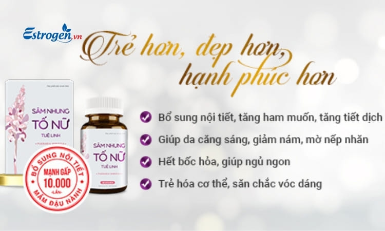 Sâm Nhung Tố Nữ Tuệ Linh đẩy lùi chứng bốc hỏa tuổi mãn kinh 1 Sâm Nhung Tố Nữ Tuệ Linh đẩy lùi chứng bốc hỏa tuổi mãn kinh 1