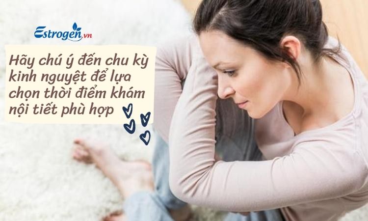 Nên đi khám nội tiết tố vào thời điểm nào? 1