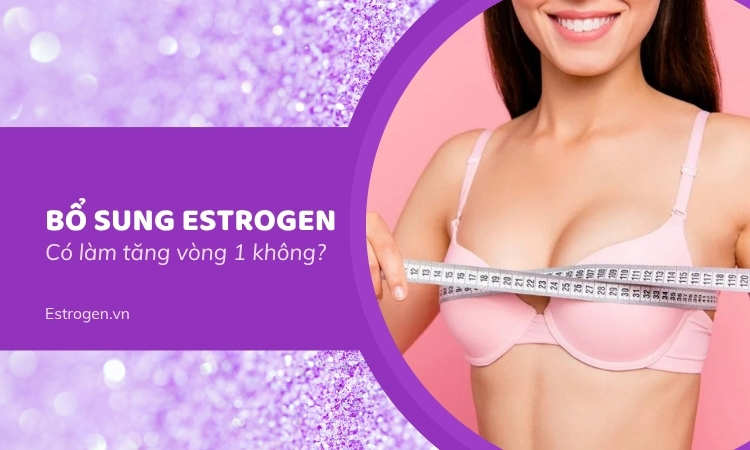 Bổ sung estrogen có làm tăng vòng 1 không? 1