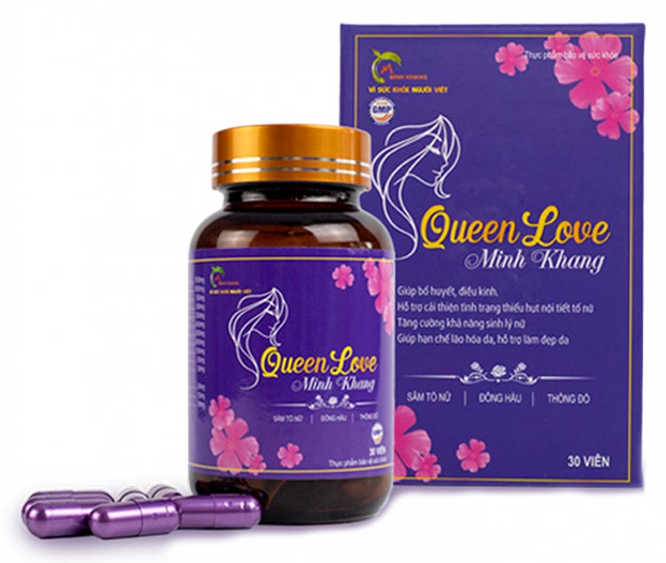 Viên uống sâm tố nữ Queen Love Minh Khang 1