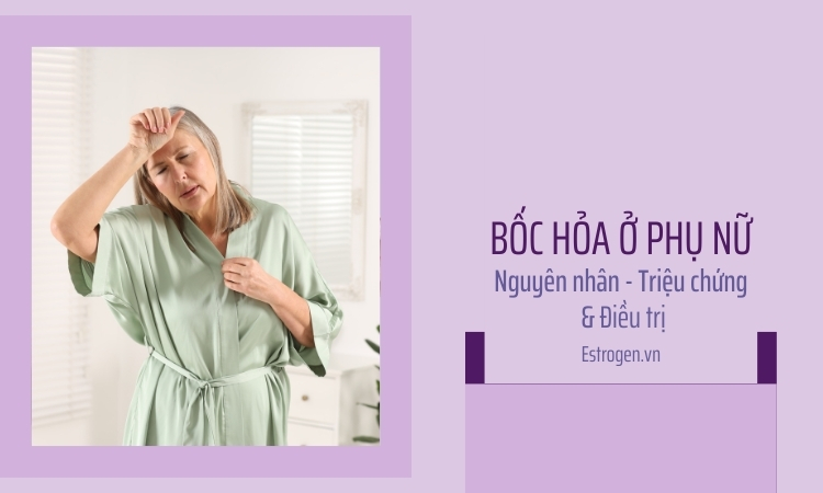 Bốc hỏa ở phụ nữ: Nguyên nhân, dấu hiệu, cách điều trị Bốc hỏa ở phụ nữ: Nguyên nhân, dấu hiệu, cách điều trị